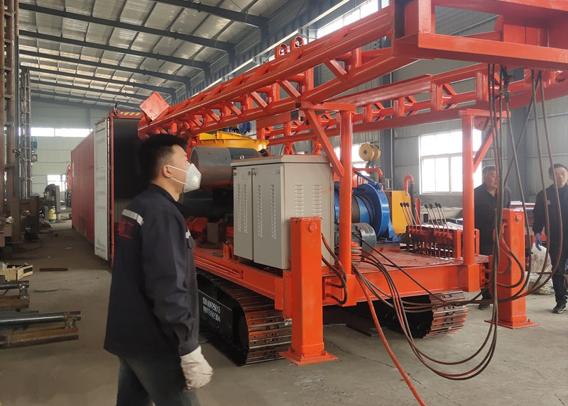 8寸正循環鑽機發往馬達加斯加